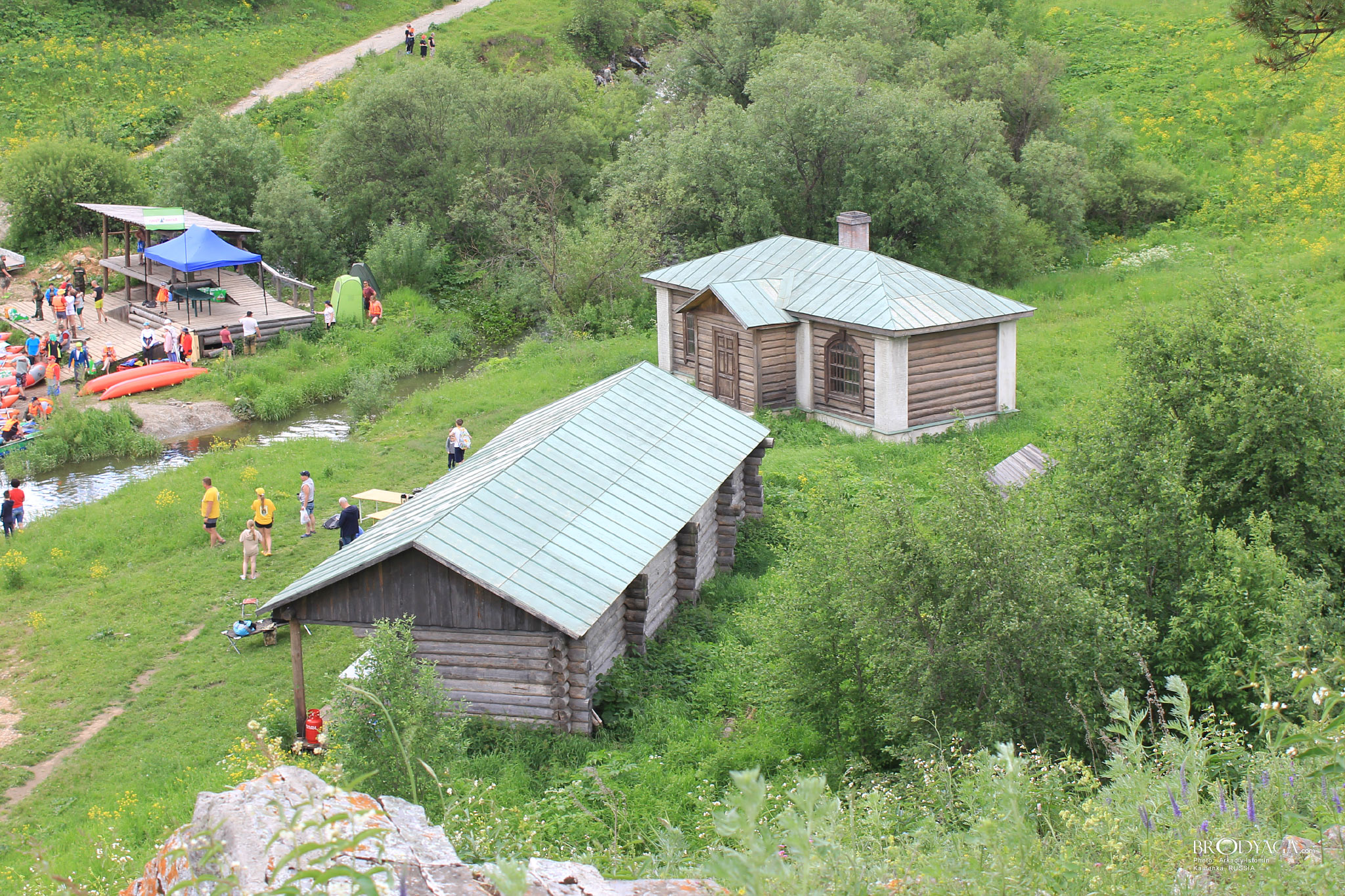 Деревня Каменка на реке Чусовой (Kamenka, Chusovaya)